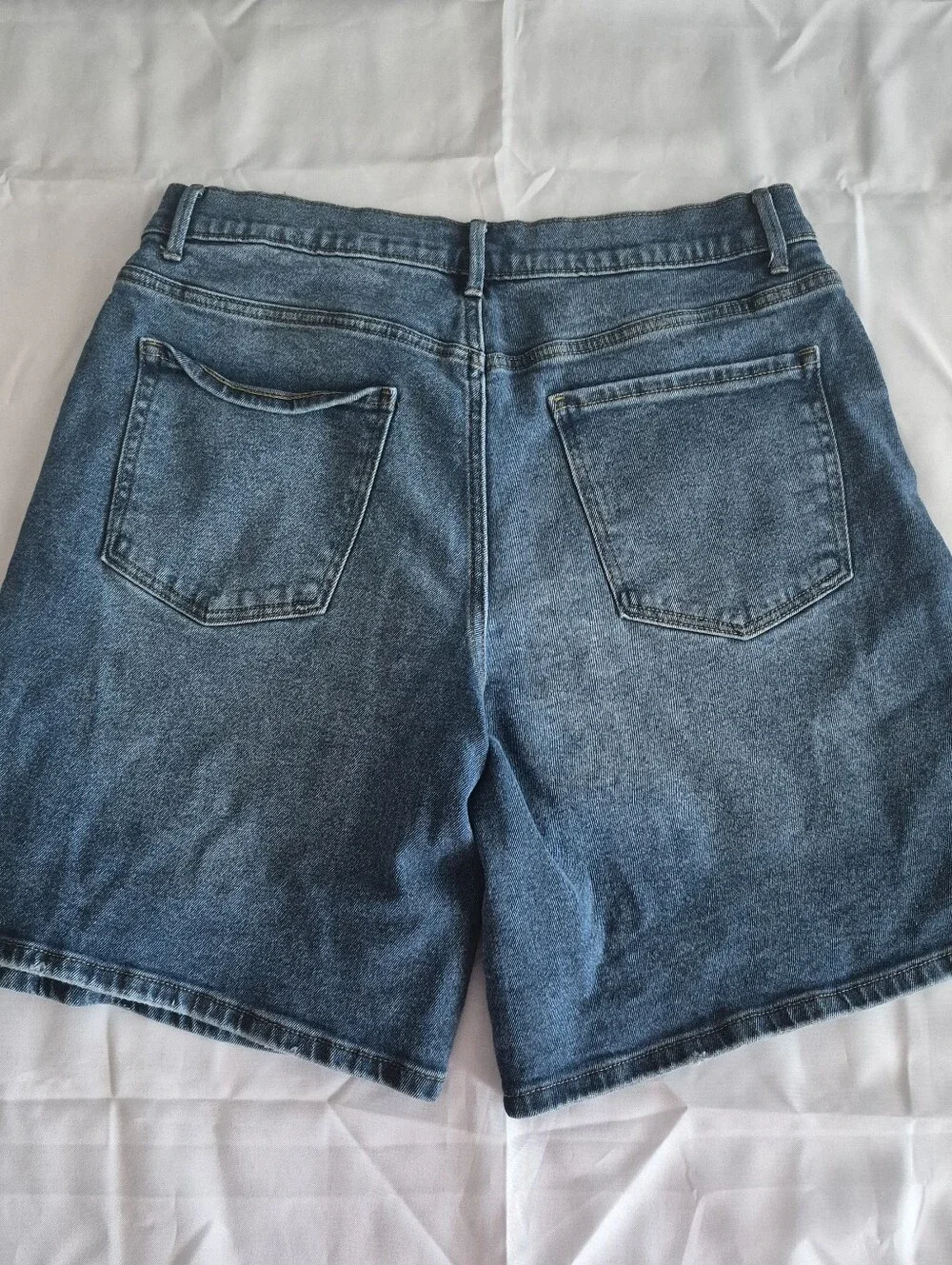 Blue Denim Jorts Long Shorts Womens Sz 10 Baggy Oversized